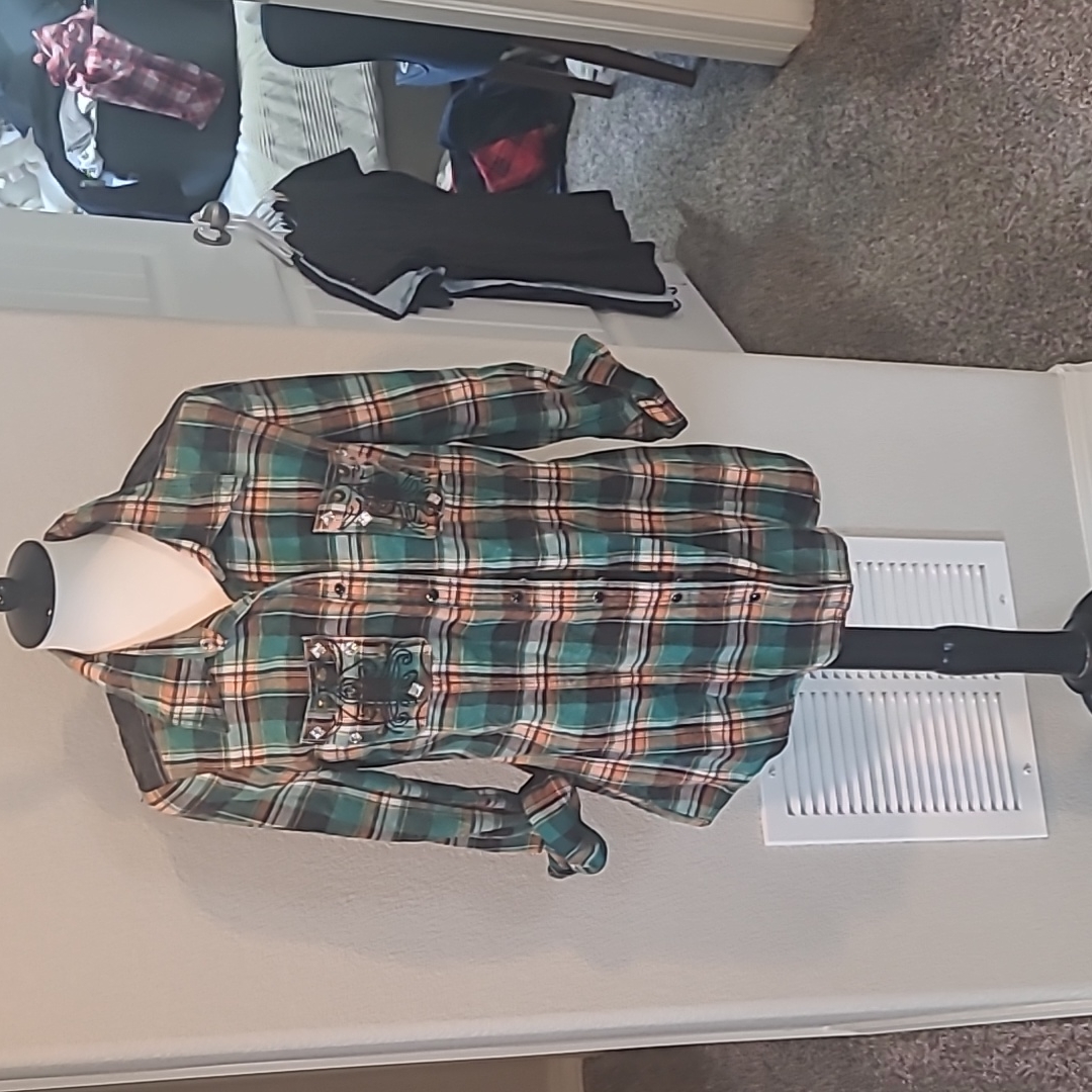 Buckle Snap Button Button Up